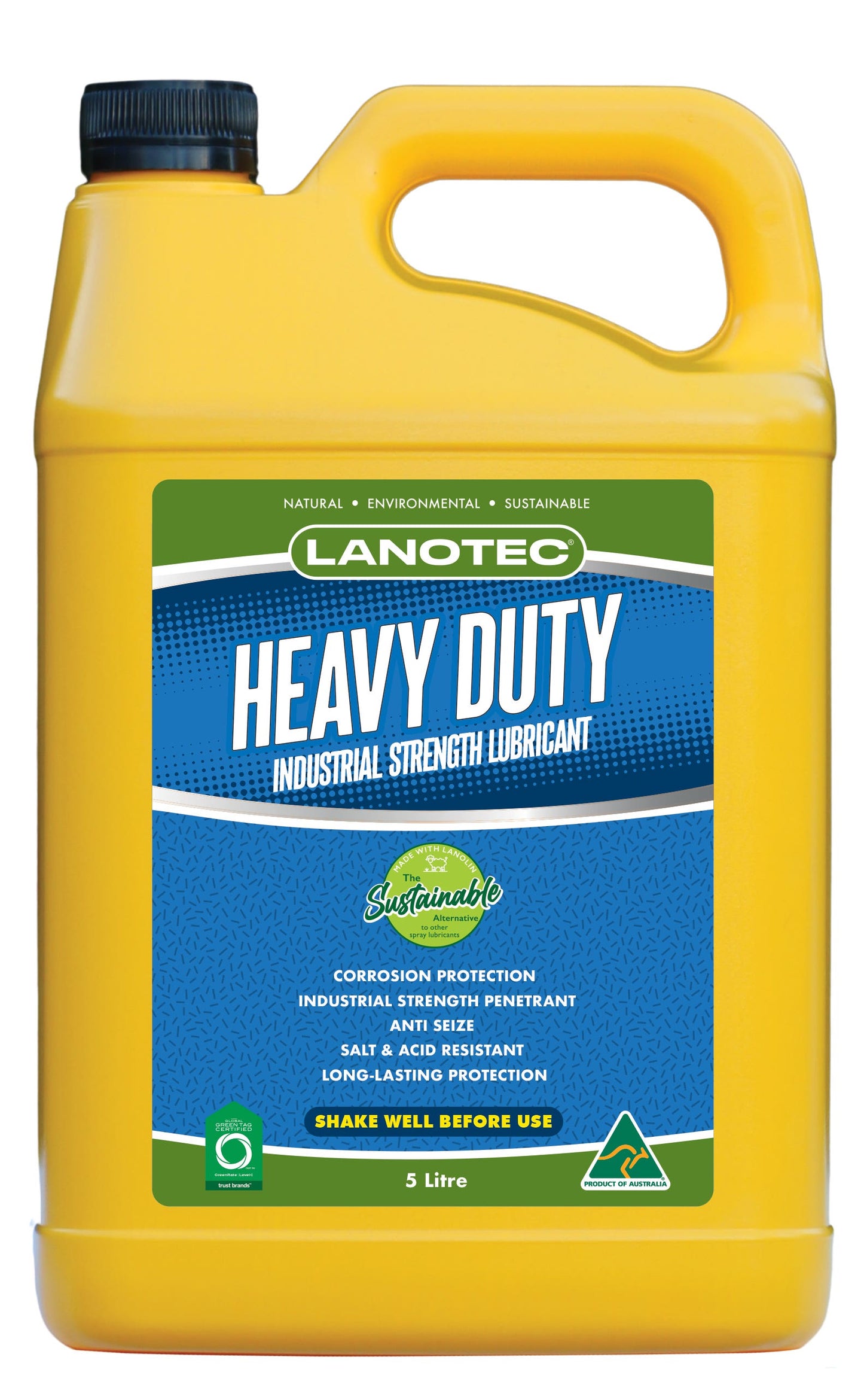 Heavy Duty Industrial Strength Liquid Lanolin 5L 99830005 HD 0005