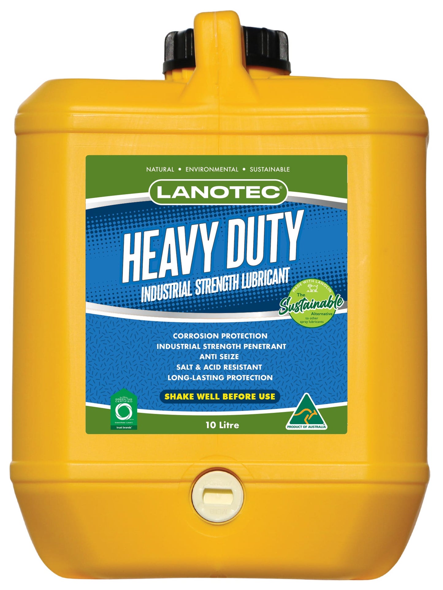 Heavy Duty Industrial Strength Liquid Lanolin 10L 40027133 HD 0010