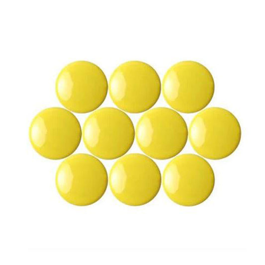 Quartet Magnet Buttons 20mm Pack 10 Yellow_9028464_QTTMB2500