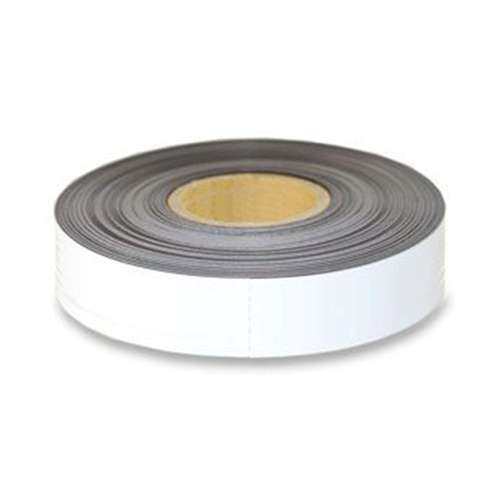 White Tape Magnetic 60mm X 0.8mm X 30m 308833 59090/30.8