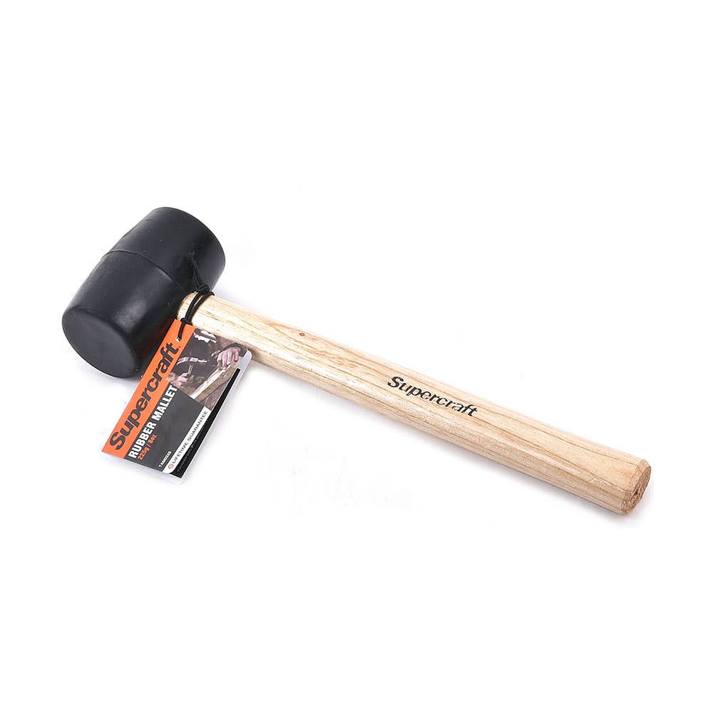 Rubber Mallet with Wooden Handle 225g 88859920 TAM0225