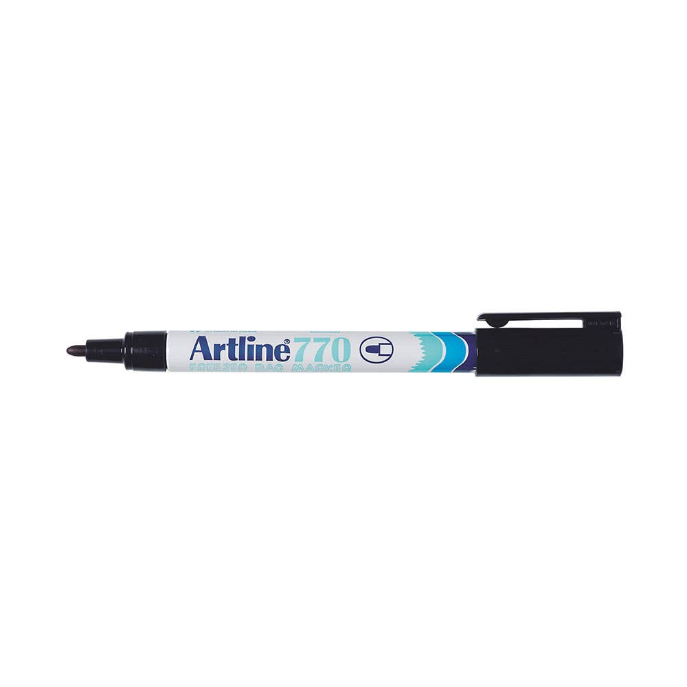 Artline 770 Freezer Bag Marker Bullet 1.0mm Black 90830008 177001