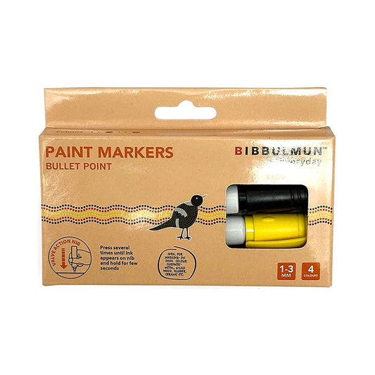 Marker Paint 1-3mm Assorted Box 4 Bibbulmun  Paint box 4 Assorted 40044222 NPL-40044222