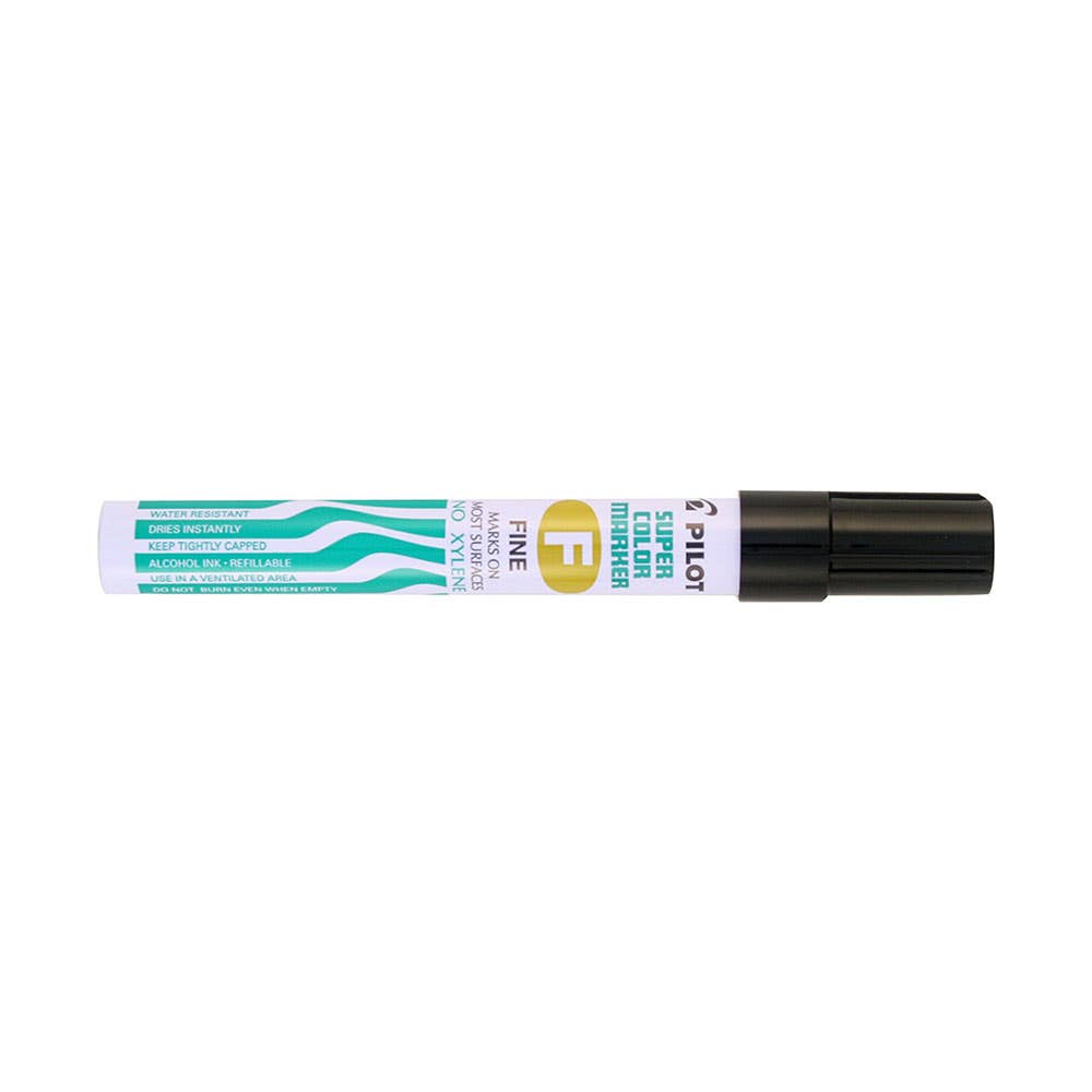 SCA-F Bullet Fine Tip Permanent Marker Black 12 Pk 40035976 13130