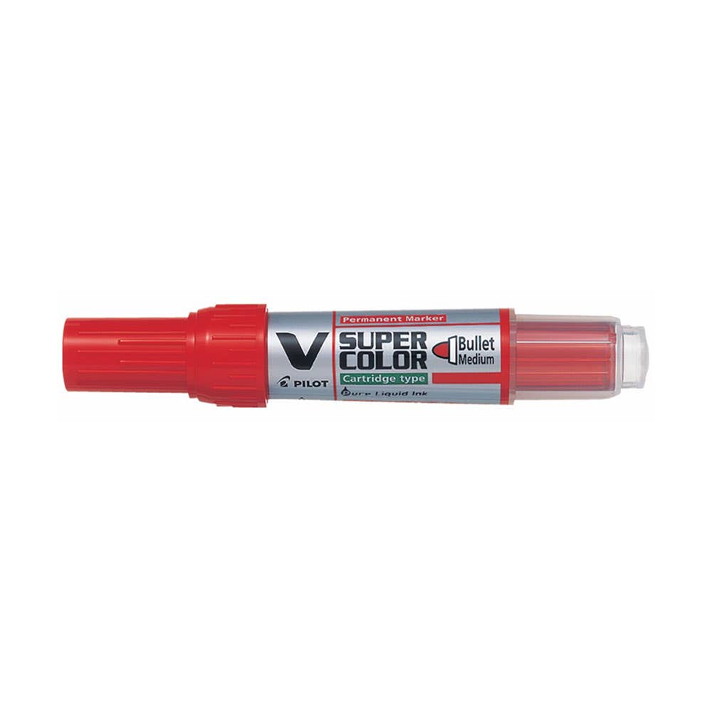 V Super Colour BegreeN Permanent Marker Bullet Tip 4.5mm Red 10 Pk 40035974 92914