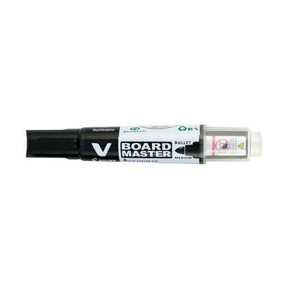 Pilot V Master Begreen Whiteboard Marker Bullet WBMA-VBM Bg Bx10 Black 1047586 12804