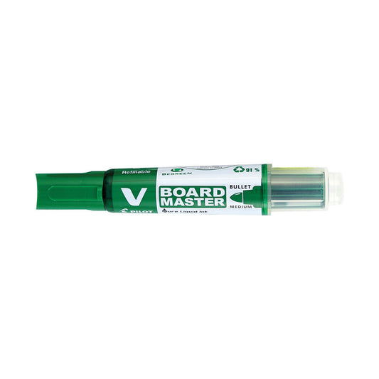 Pilot V Master Begreen Whiteboard Marker Bullet WBMA-VBM Bg Bx10 Green_9024836_26919