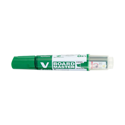 Pilot V Master Begreen Whiteboard Marker Chisel Wbma-Vbm Bg Bx10 Green_9024840_660114