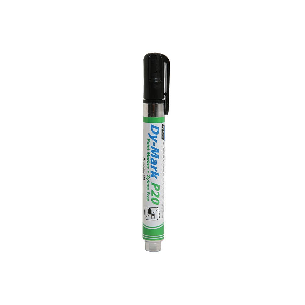 P20 Paint Marker Reversible Bullet/Chisel Tip Black 2/4mm 90085000 12072001