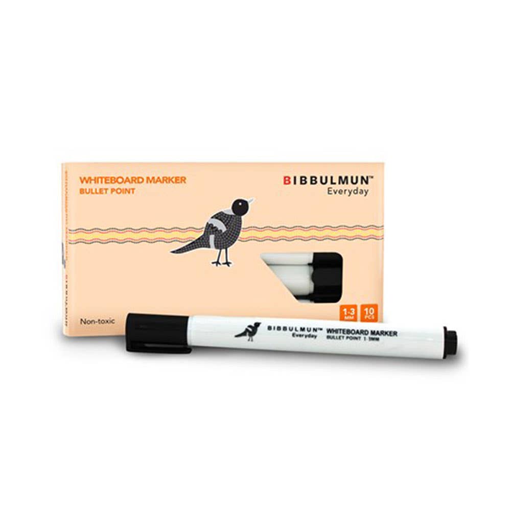 Whiteboard Marker Bullet Point Black 10 Pk 925700501 NPL-92700501