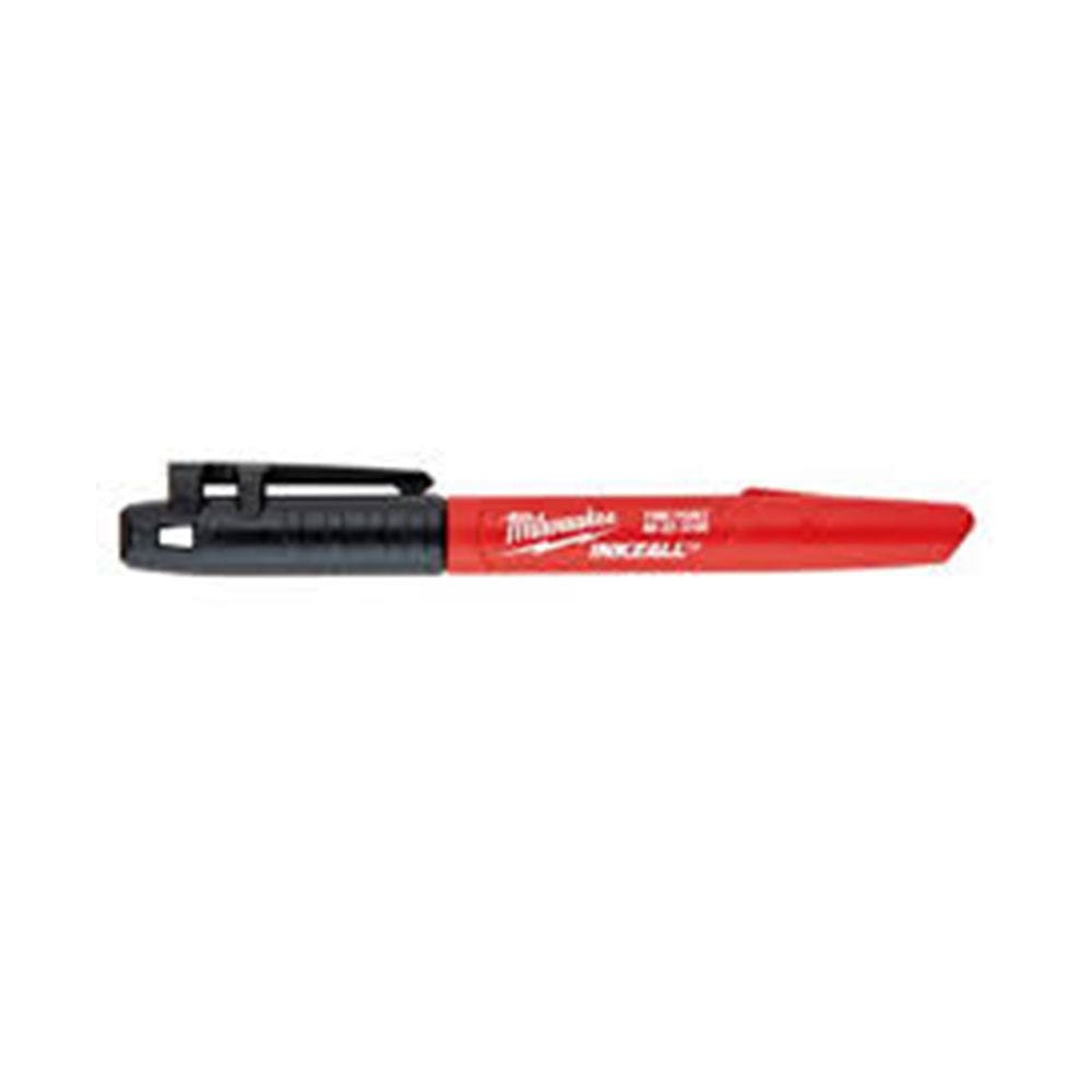 Inkzall Permanent Marker Jobsite Fine Point Black Pk 36 233244 48223100