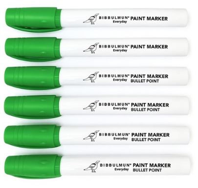 Bibbulmun Marker Paint 1-3mm Green Box 12_40064025_bibbpaintgreen