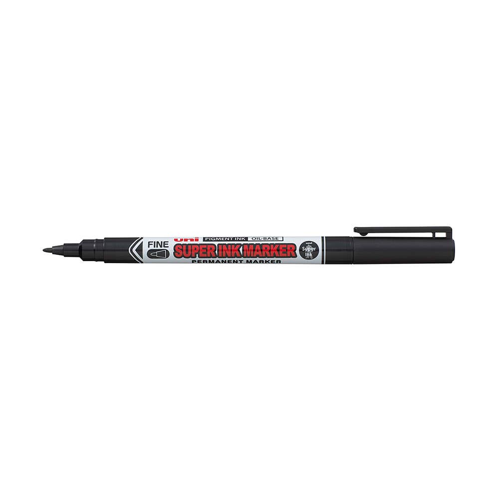 Super Ink Permanent Marker 0.9mm Black 12 Pk 79918232 PNA-125BK