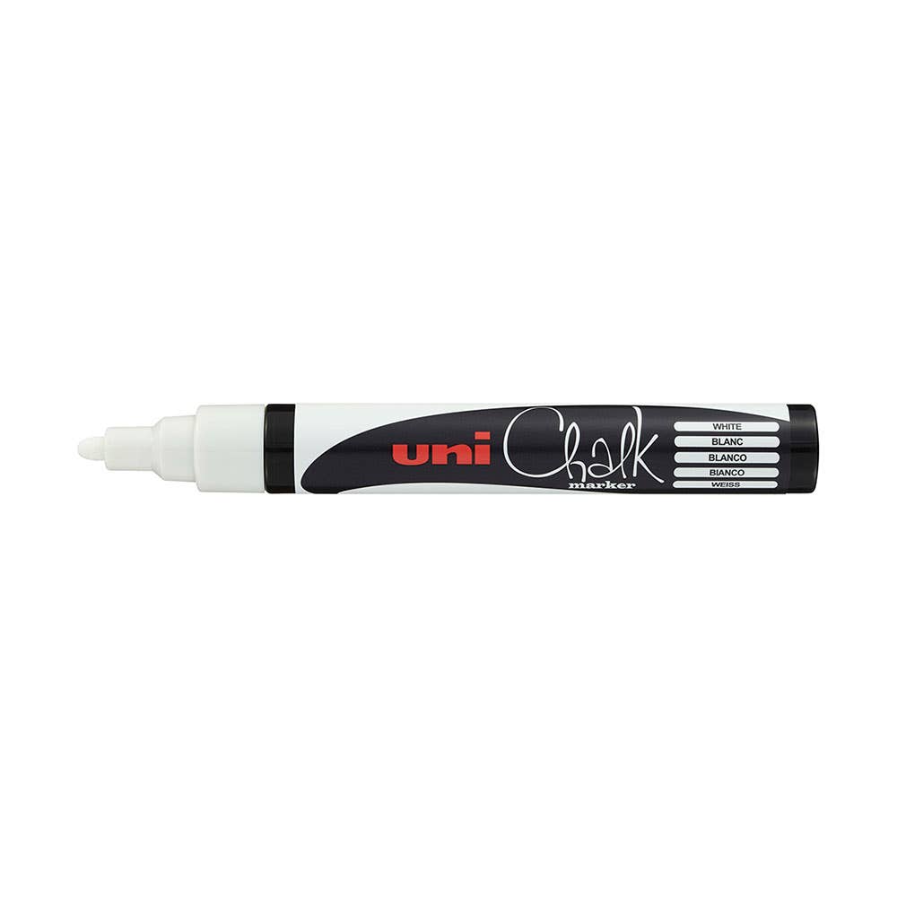 Liquid Chalk Marker Bullet Tip 2.5mm White 9023915 PWE5MWH