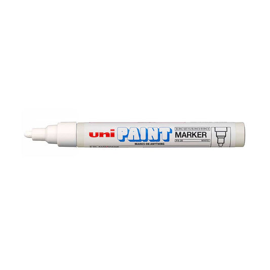 PX20 Bullet Tip Paint Marker 2.8mm White 12 Pk 16310128 UNIPX20WH