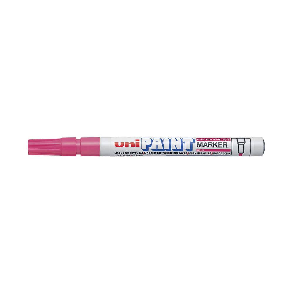 PX21 Fine Bullet Tip Paint Marker 1.2mm Pink 12 Pk_40036661_PX21P