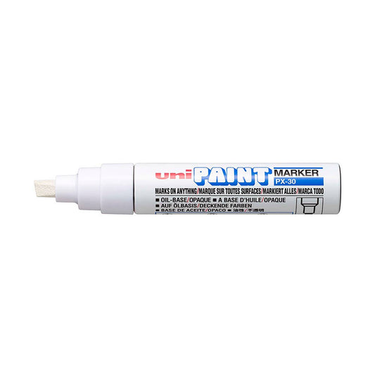PX30 Chisel Tip Paint Marker 8mm White 79918235 PX30BWH