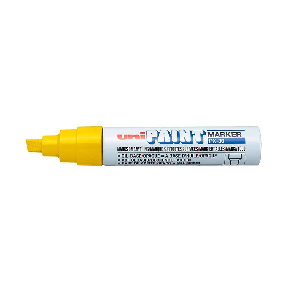 PX30 Chisel Tip Paint Marker 8mm Yellow 79918236 PX30BY