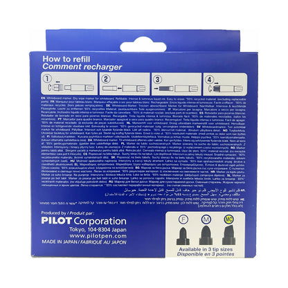 Pilot Begreen V Board Masters Whiteboard Markers 2.2mm-5.2mm Chisel 5 Pack_1044947_12812