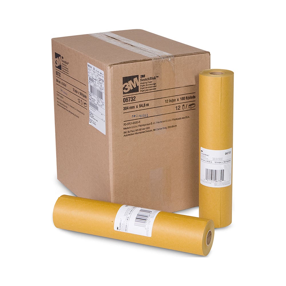 Paper Masking Scotchblok 6732 300 x 54.8m 3M 143282 7000051821