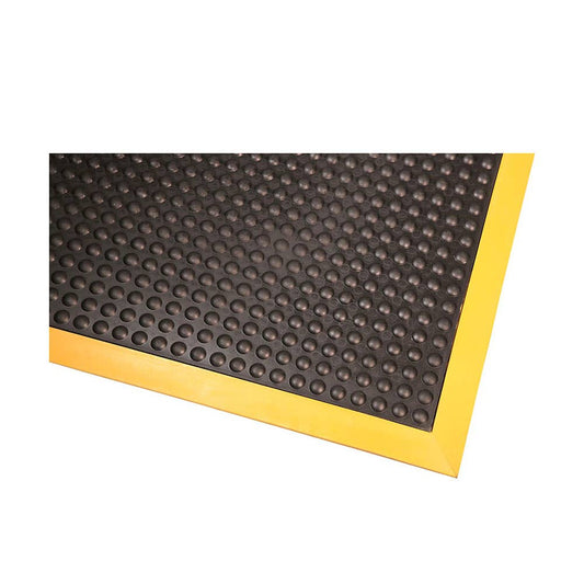 Supreme Comfort Anti-Fatigue Mat Black/Yellow 600 x 900mm 40035937 MSCBY82