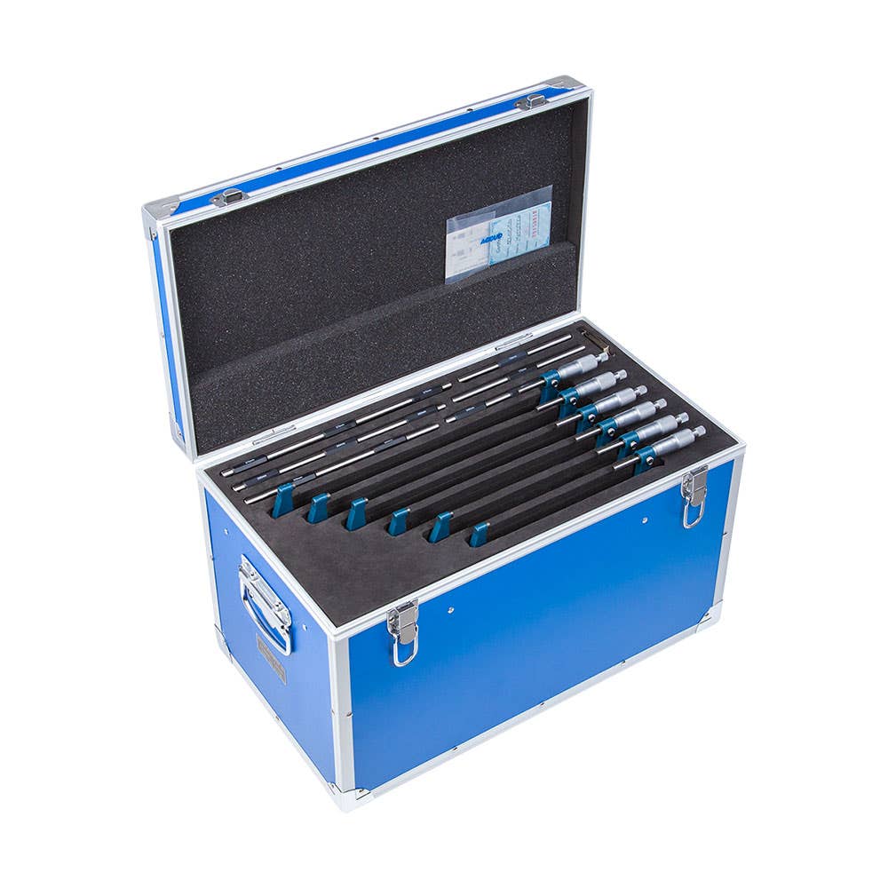 6 Piece Outside Micrometer Set Metric 150-300mm 514250 AC-321-012-06