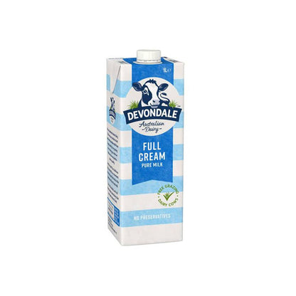 Devondale Full Cream Long Life Milk 1L Box 10 1011481 1001831