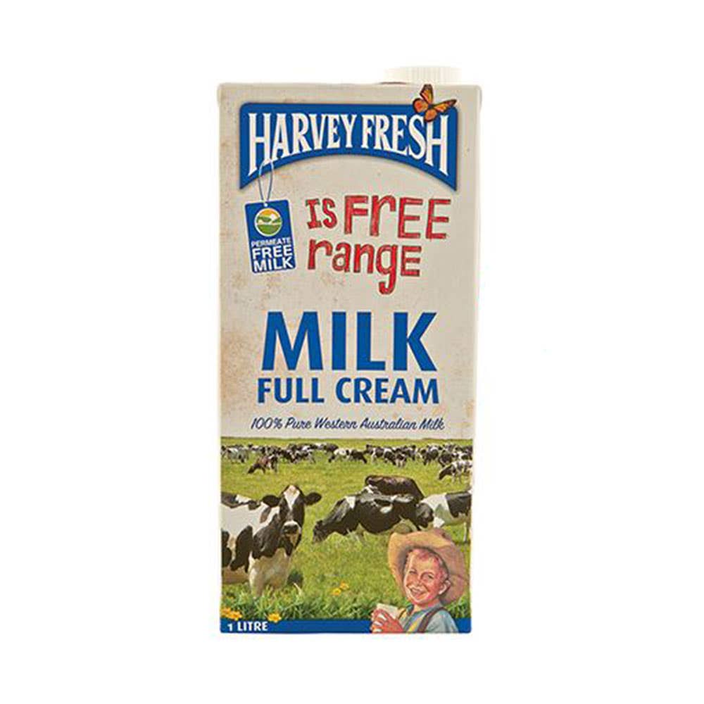 Harvey Fresh Long Life Full Cream Milk Uht 1L 87001154 80433