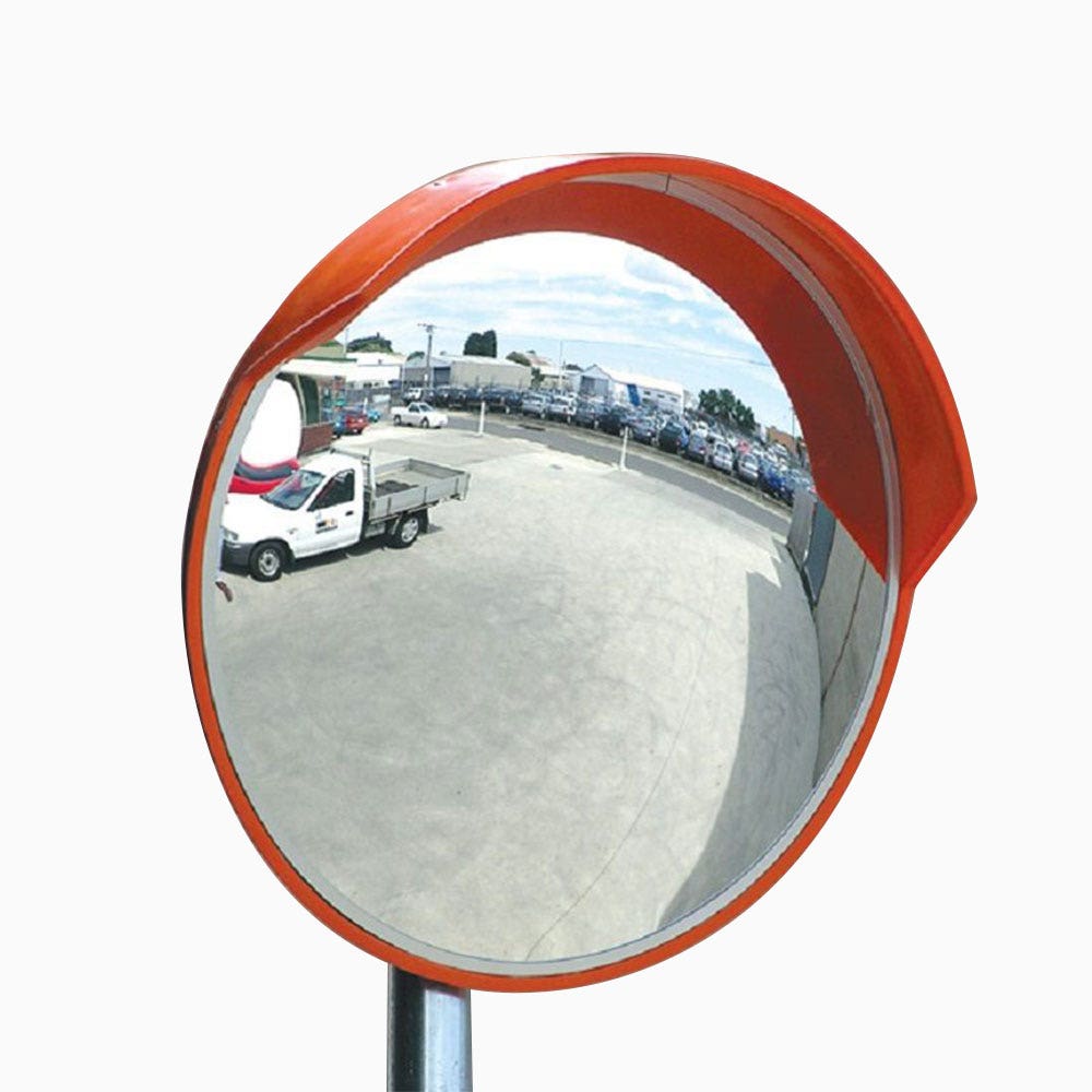 Outdoor Convex Mirror With Visor 800mm 79900992 MC800OD