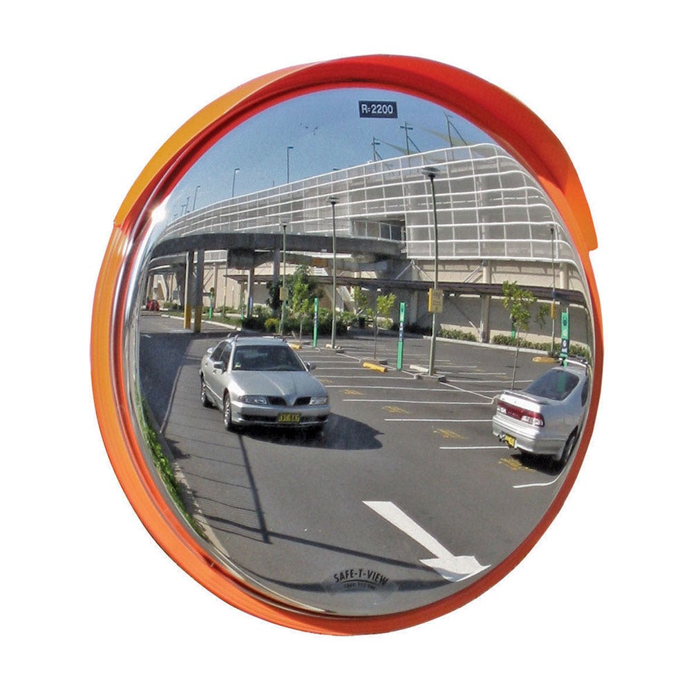 Premium Outdoor Safety Mirror With Visor 600mm 79913213 6421P