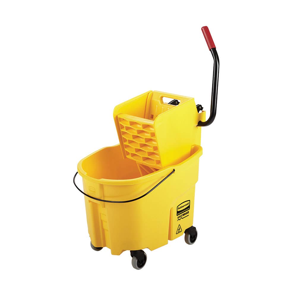 Wavebreak Wringer Style Mop Bucket Yellow 33.1L 90560079 FG758088YEL