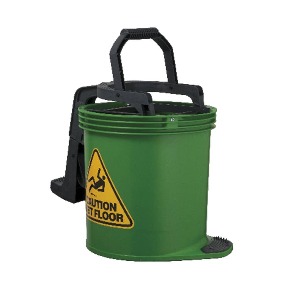 Mop Bucket + Wringer Plastic 15L Green Duraclean MKII 90550131 165433