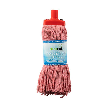 Cleanlink Mop Head 400g Red 1032797 12043