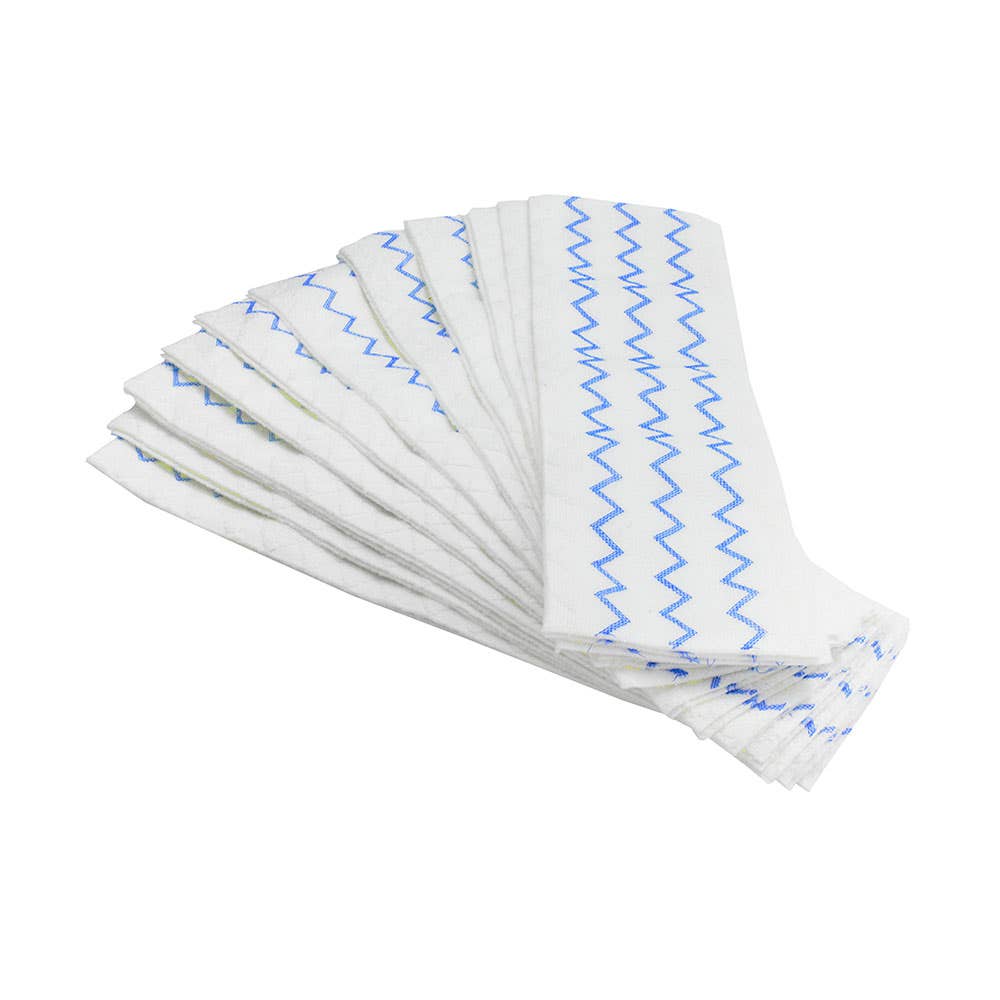 HYGEN&trade; Disposable Microfibre Mop Pad Blue 150 Pack 40039762 2135890