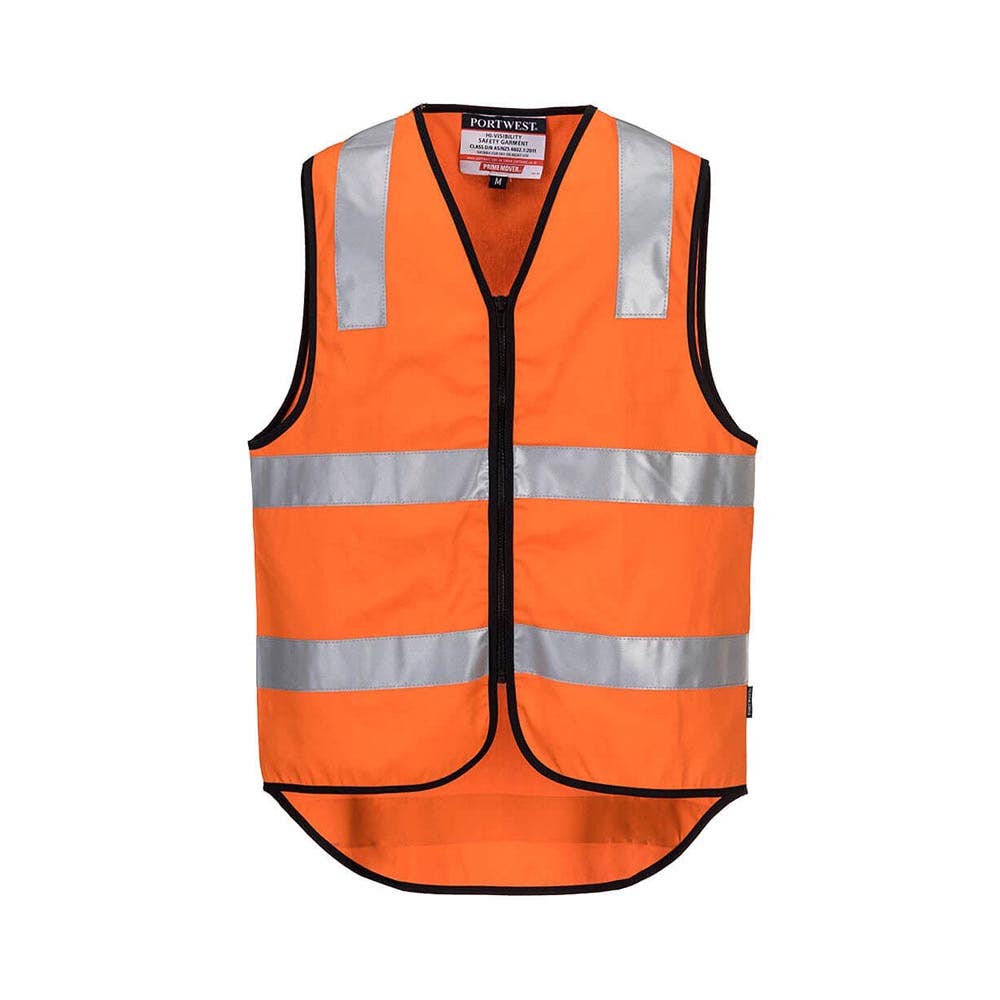 Vest Safety Orange Fluoro Reflective Cotton 2XL_90010418_MW338-ORA-2XL