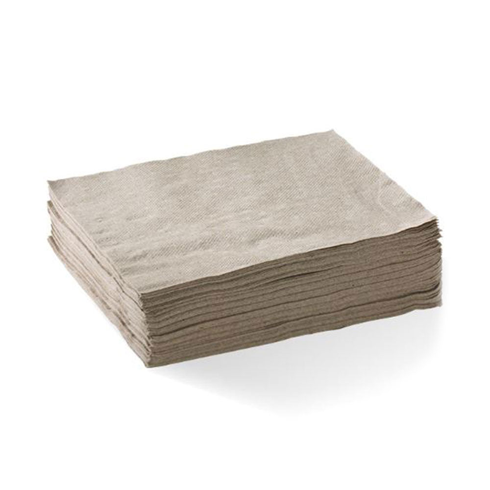 Lunch Napkin 2ply Natural 32 x 32 x 36cm 2,000 Pack_40046118_L-LN1/4-2PN