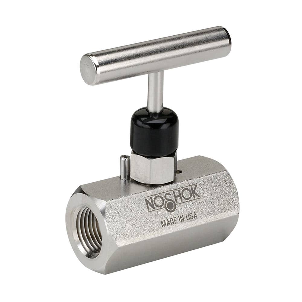 Stainless Steel Inline Needle Valve 10,000psi 1/4 8mmNB 6516008 402-FFS