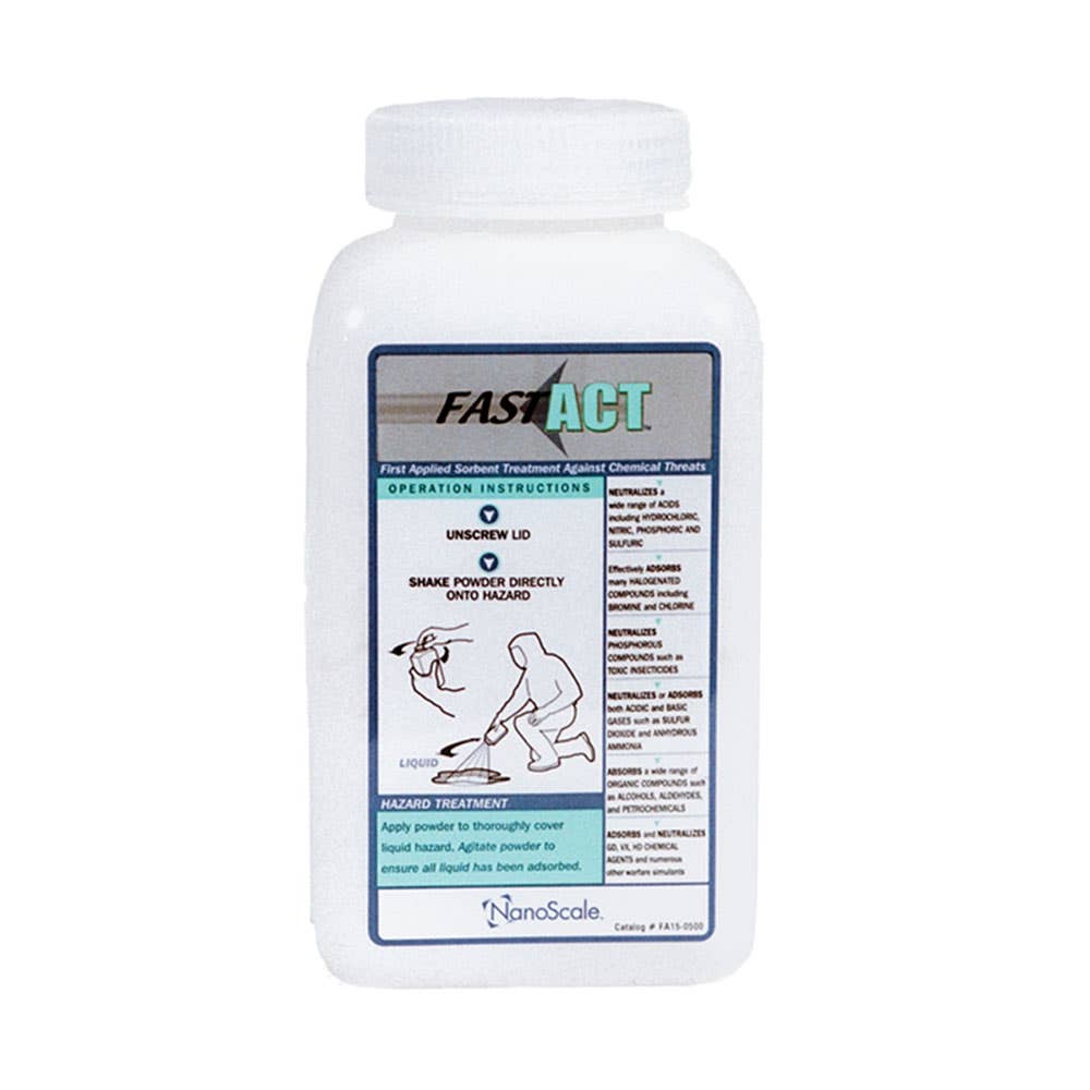 Neutraliser Chemical Bottle Fast-Act 500g 60011189 FA15-0500 NLA