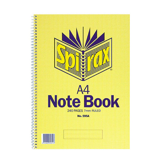 A4 Spiral Bound Notebook Side Open 240 Page 79921931 56059