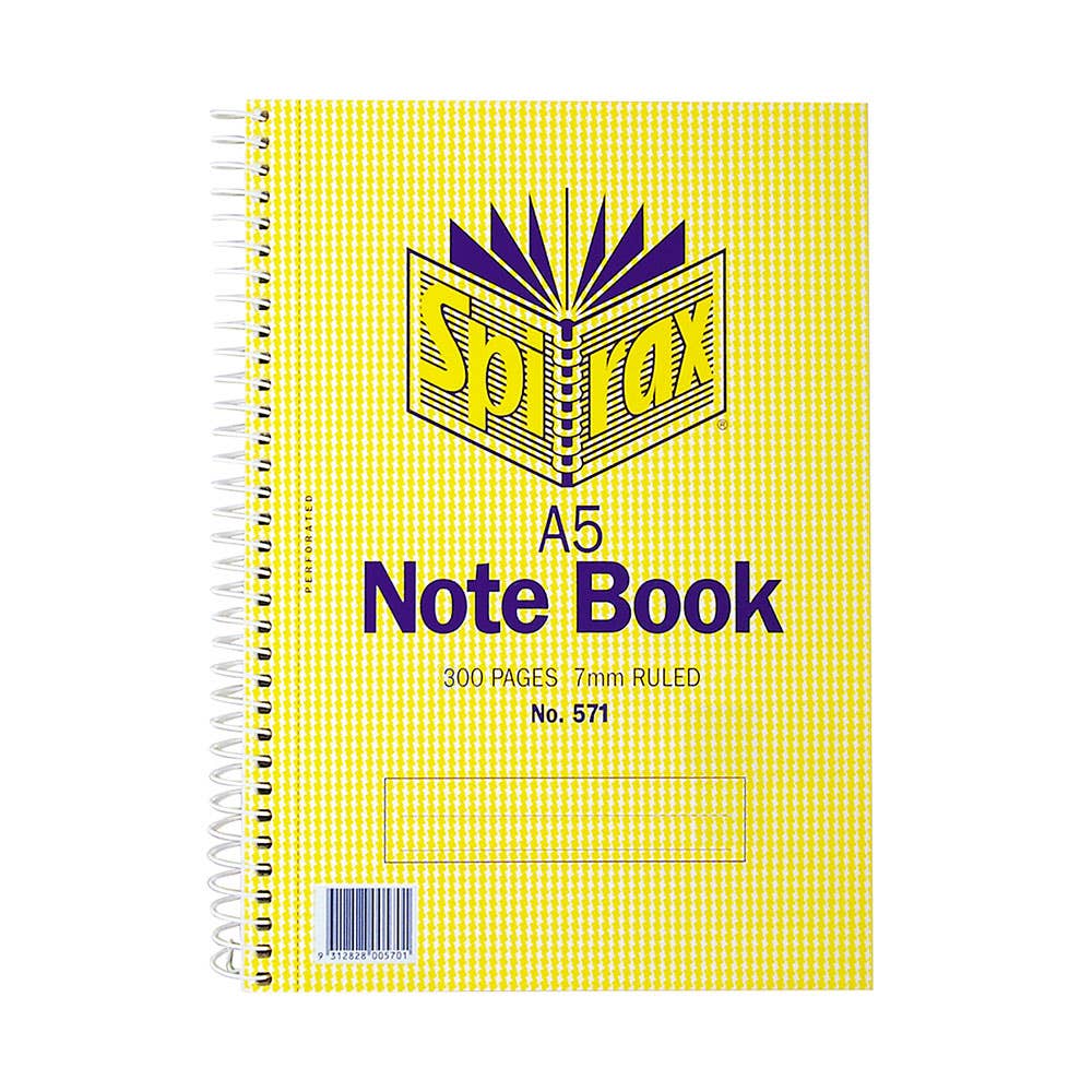 A5 Side Open Notebook 300 Pages 1050309 56571
