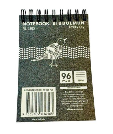 Bibbulmun PP Notebook Top Open 112 X 77mm 96 Pages Black_40055705_NPL-40055705