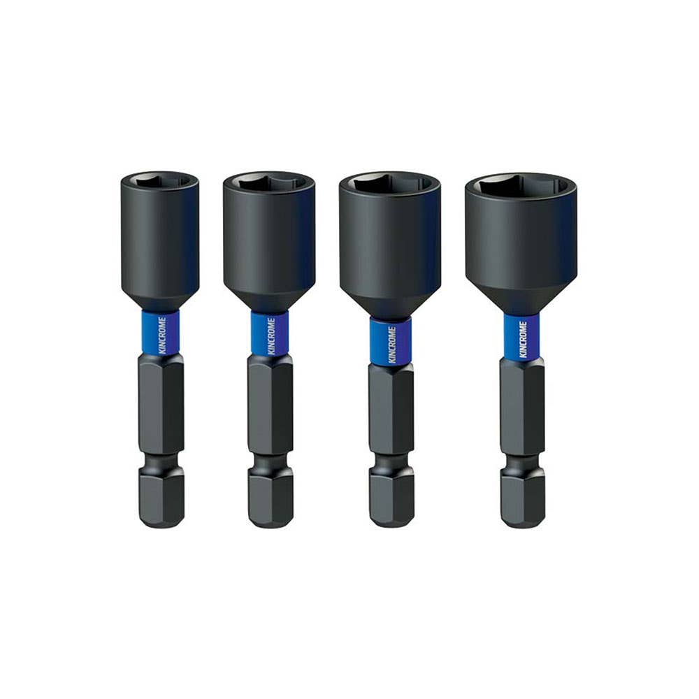 4 Piece Magnetic Nut Setter Impact Bit Mixed Pack 50mm 515134 K21507