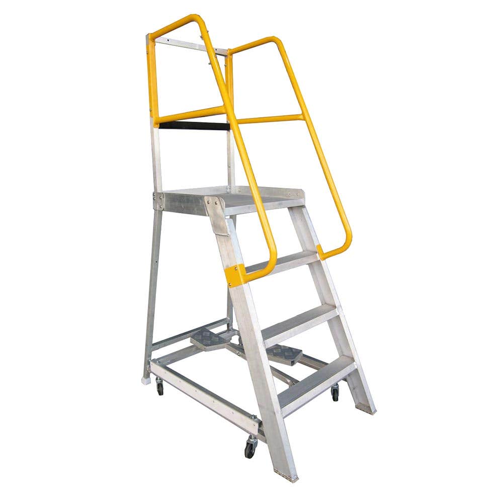 Order Picking Ladder Aluminium 1.5m 200kg 297759 GOP05