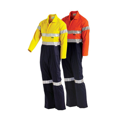 4002 Hi-Vis Overalls Taped Two-Tone Lightweight 190gsm 4002
