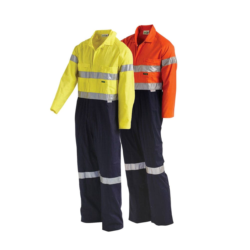 4004 Hi-Vis Overalls Taped Two-Tone 310gsm – ATOM
