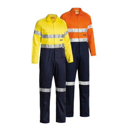 BC6719TW Hi-Vis Lightweight Taped Coveralls 190gsm Auswide AMDBC6719TW