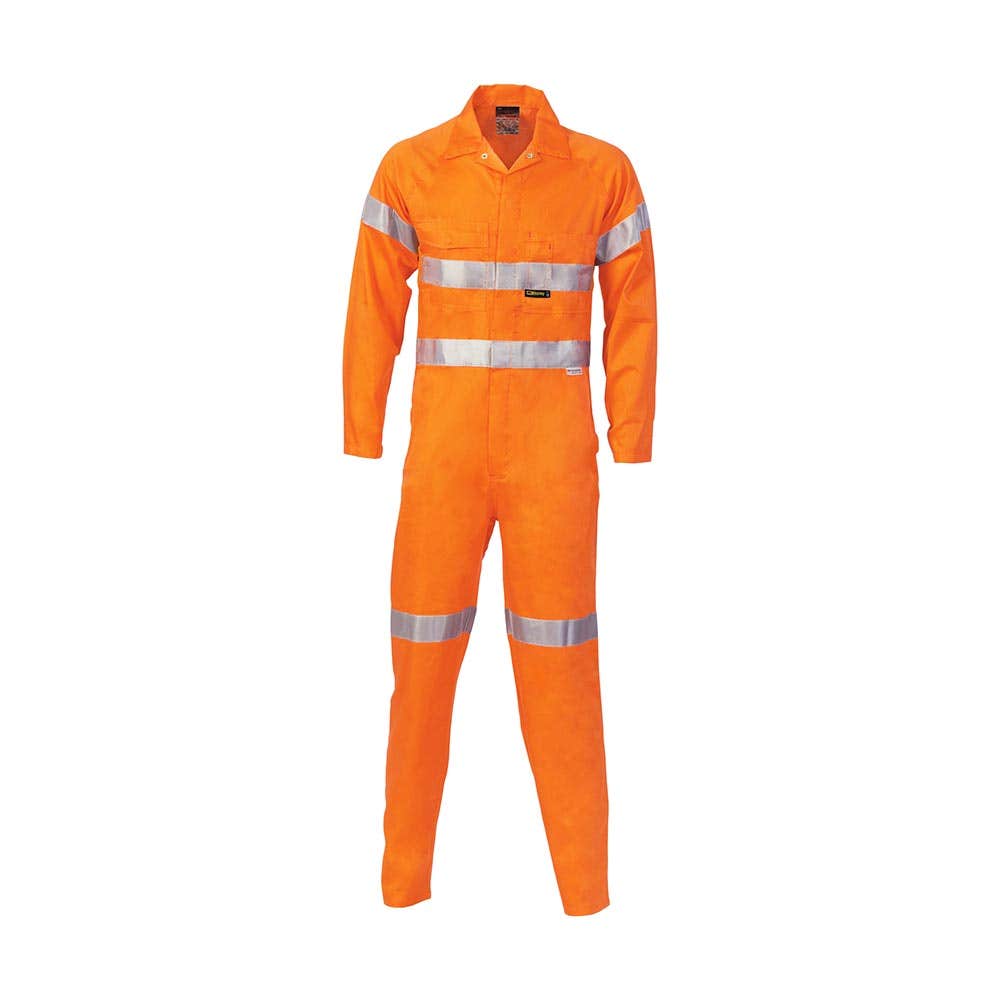 Coverall L/W Cotton Drill Taped Orange - 132S 55567433 WF425T-O-132S NLA