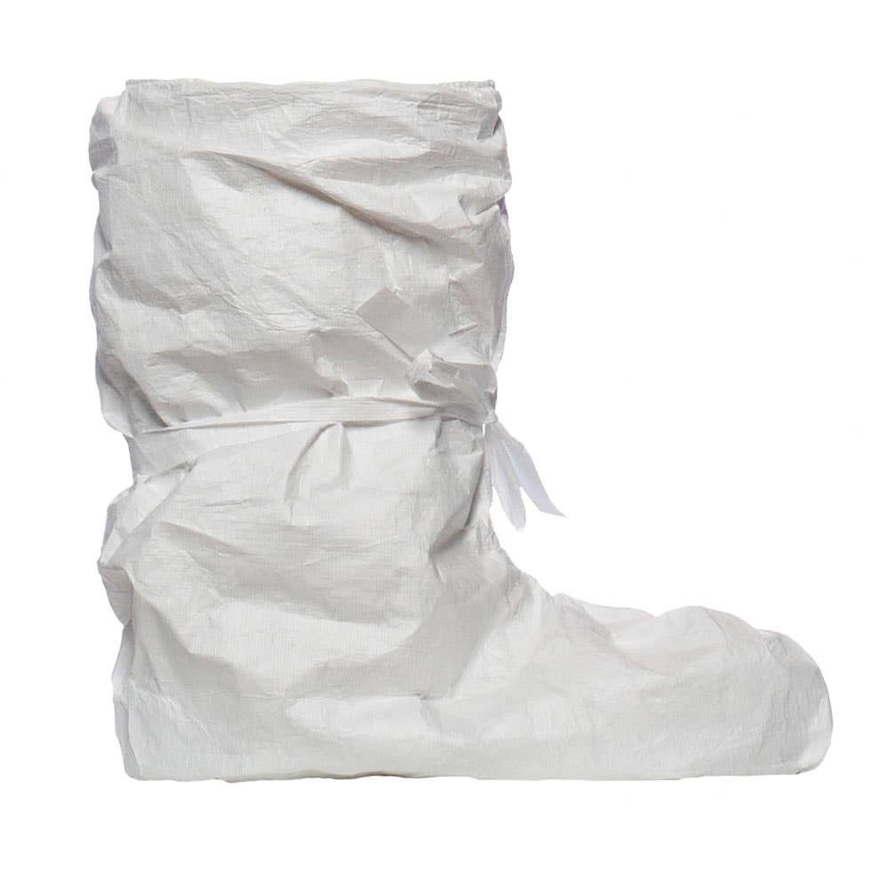 Tyvek&reg; 500 Protective Overboot with Slip Retardant Sole Knee Length One Size White 35000797 D13395989