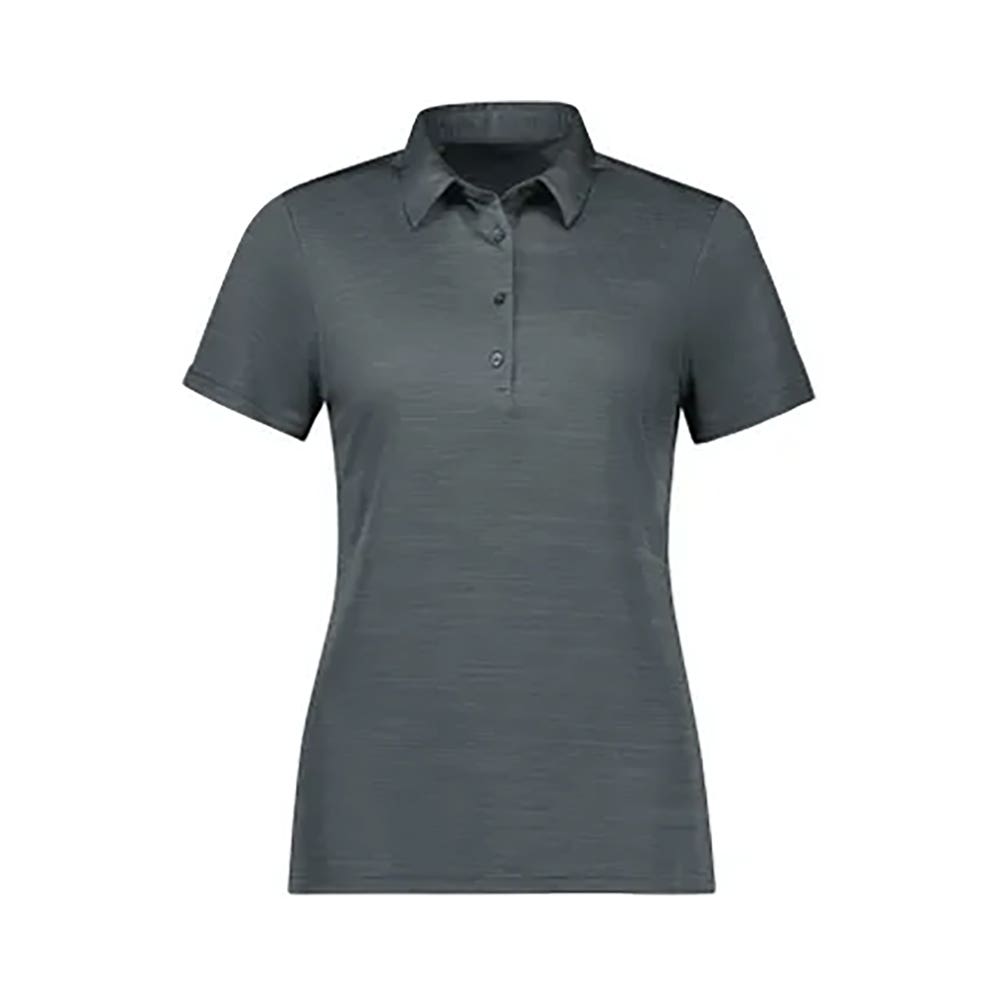 Polo P410LS Ladies Orbit Short Sleeve Polo Dark Grey Carbon 12_589708_P410LS-DGC-12