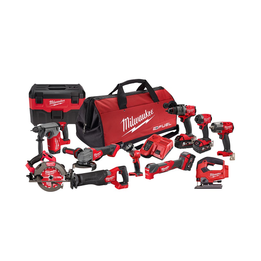 M18 FUEL 11 Piece Cordless Power Tool Kit_40068542_M18FPP11A4503B